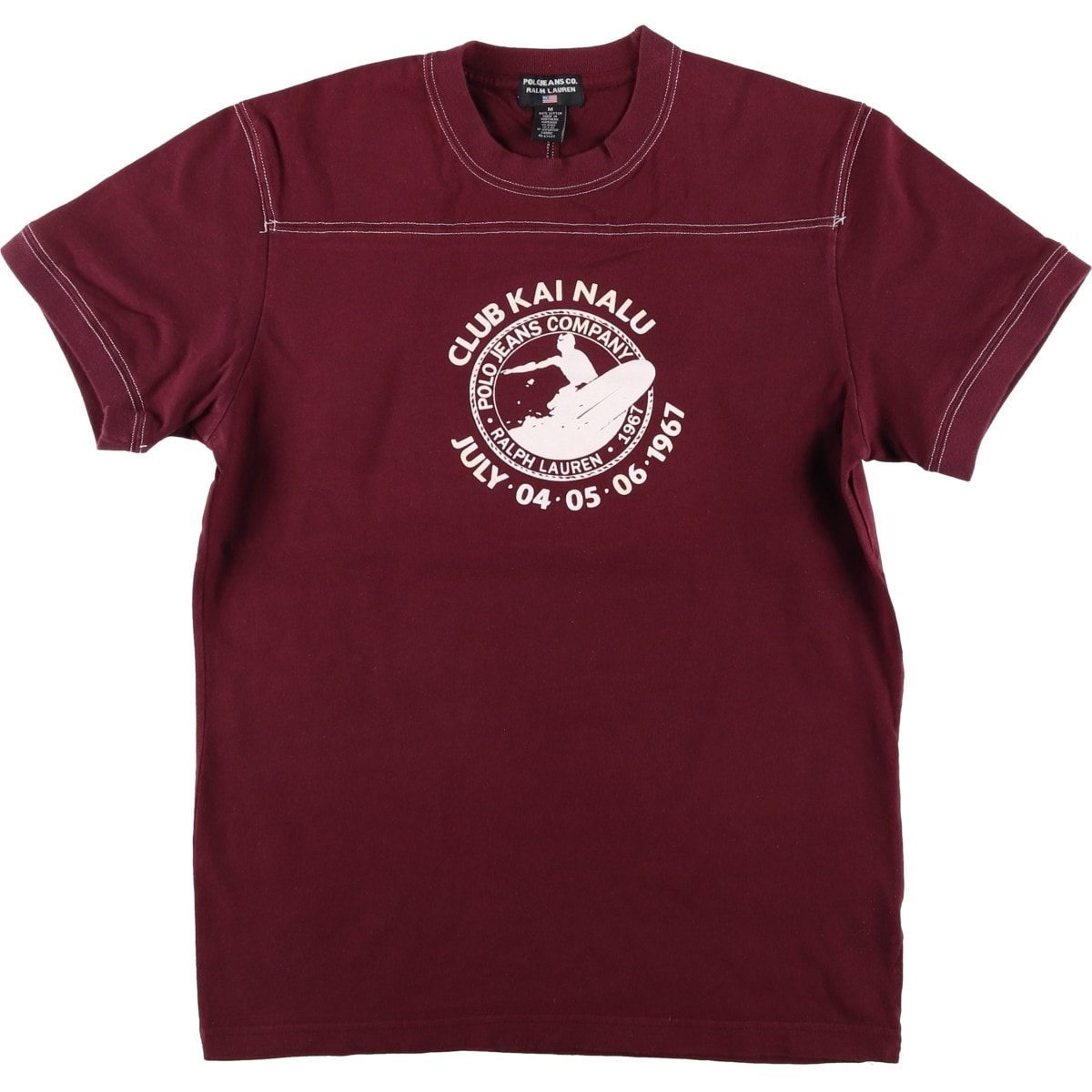 古着 ラルフローレン Ralph Lauren POLO JEANS COMPANY 半袖 ロゴTシャツ USA製 メンズM相当/eaa625953