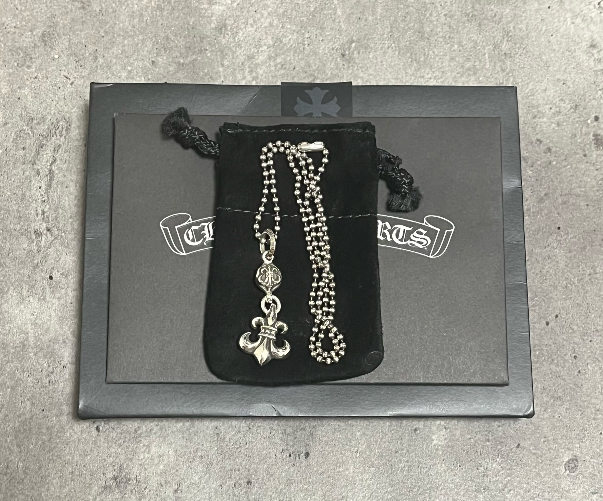 Chrome Hearts 1 Ball BS Flare Charm "Silver"