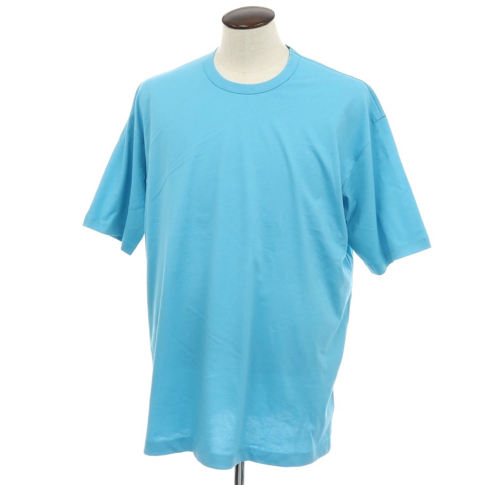 【中古】コムデギャルソンシャツ COMME des GARCONS SHIRT 2025年秋冬 コットン クルーネック 半袖Tシャツ ライトブルー【サイズXL】【メンズ】