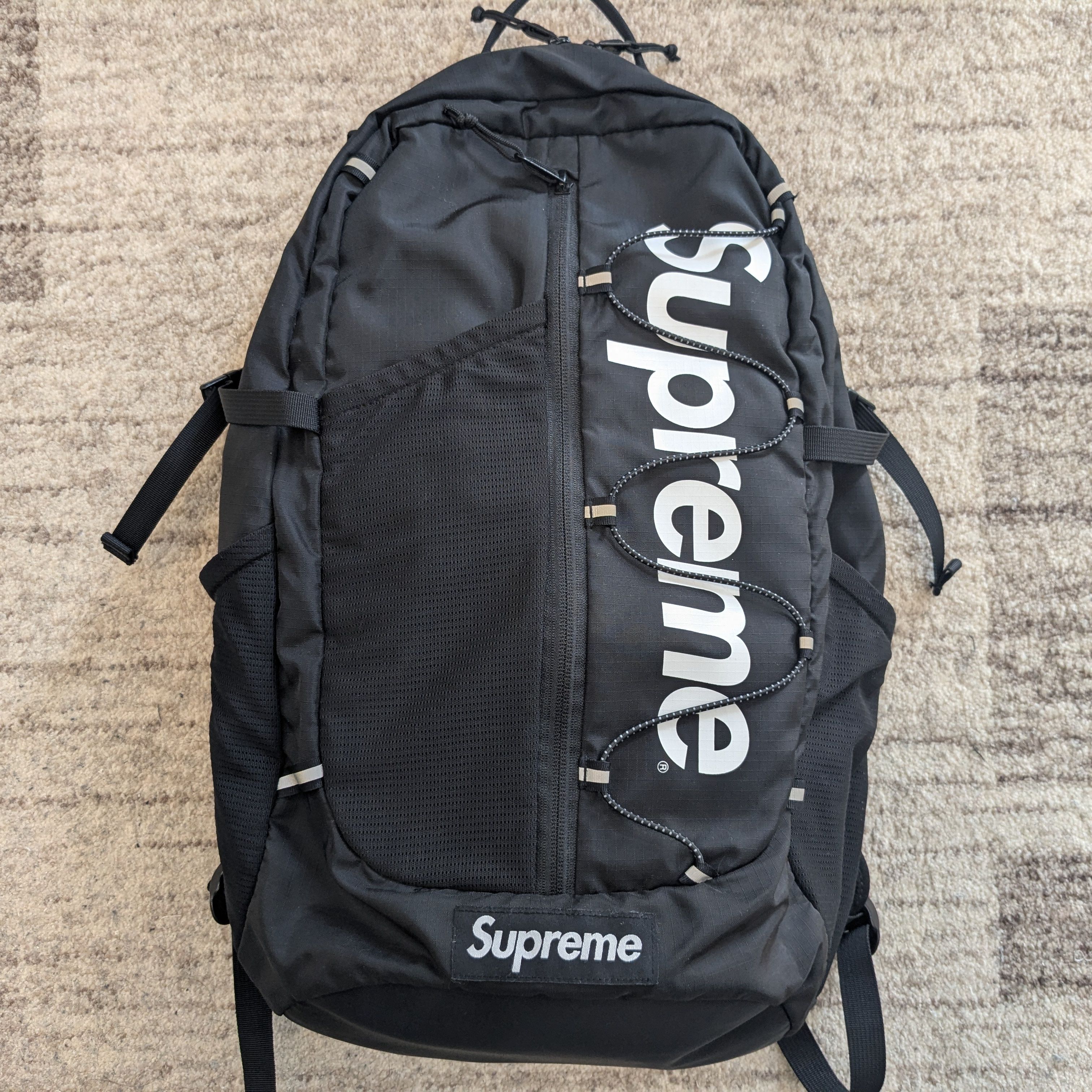 Supreme 2017SS Backpack "Black"