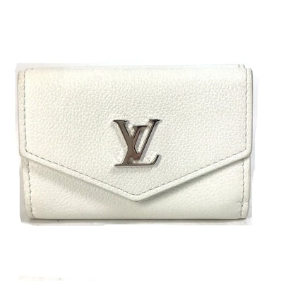 ルイヴィトン LOUIS VUITTON ロックミニ M68482 ポルトフォイユ コンパクトウォレット 3つ折り財布 レザー ホワイト