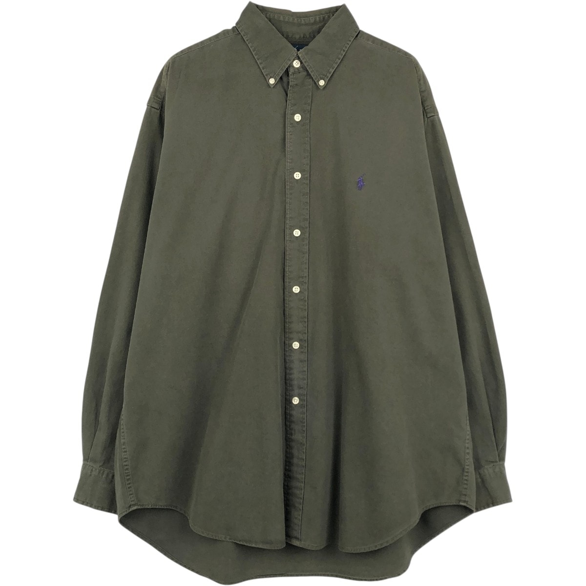 古着 ラルフローレン Ralph Lauren BLAKE 長袖 ボタンダウンシャツ メンズL相当/eaa676406