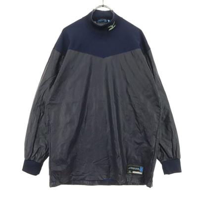 Mizuno ミズノ 長袖 トレーニングウェア S ネイビー系 生地切替