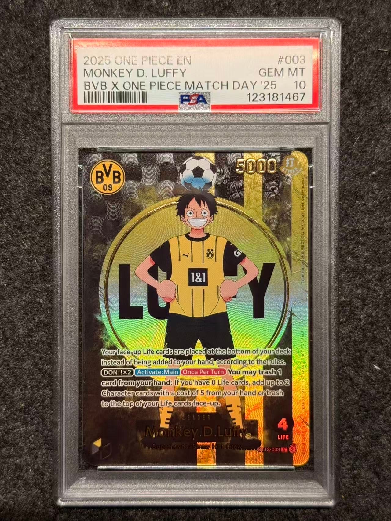 モンキー・D・ルフィ L [ST13-003]【英語版】(プロモーションカード「ボルシアドルトムント × ONE PIECE マッチデー 2025」)