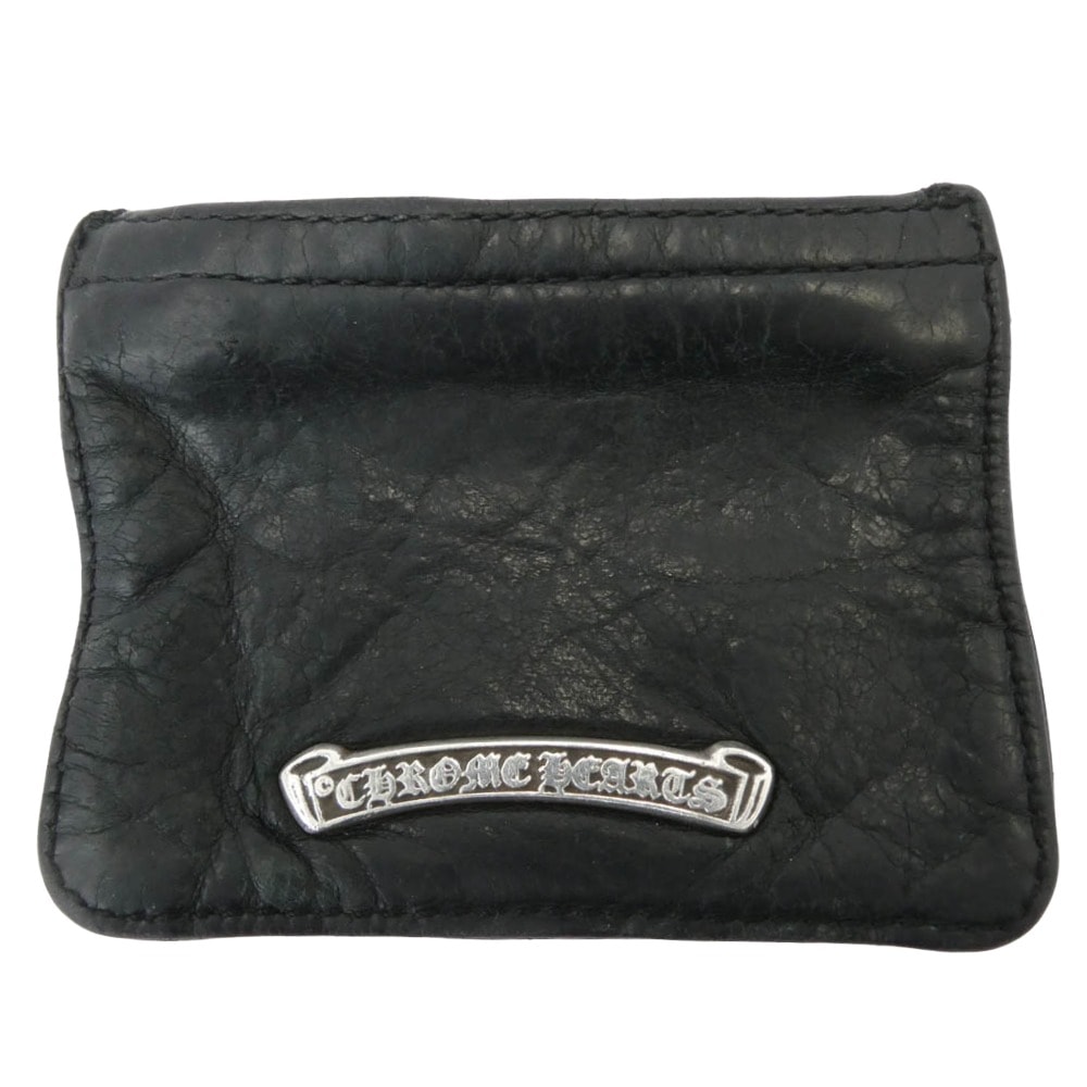 CHROME HEARTS クロムハーツ(原本無) バッグ ZPR CHNG 3×4 ジッパーチェンジパース コインケース レザー ミニウォレット ブラック系【中古】