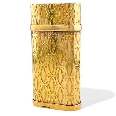 良品 カルティエ ライター ゴドロン ハッピーバースデー ゴールド メンズ