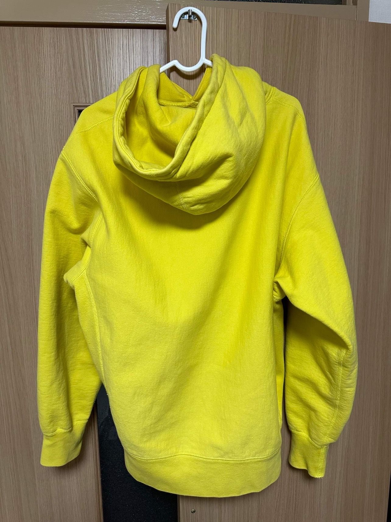 Supreme Cross Box Logo Hooded Sweatshirt "Yellow"