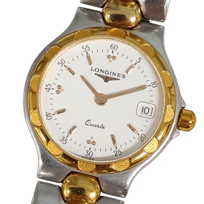 LONGINES ロンジン L1.114.3 コンクエスト デイト クォーツ レディース 腕時計 C1123