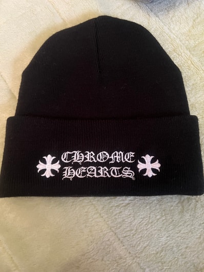 Chrome Hearts Wool Watch Cap Logo Embroidery Beanie "Black"