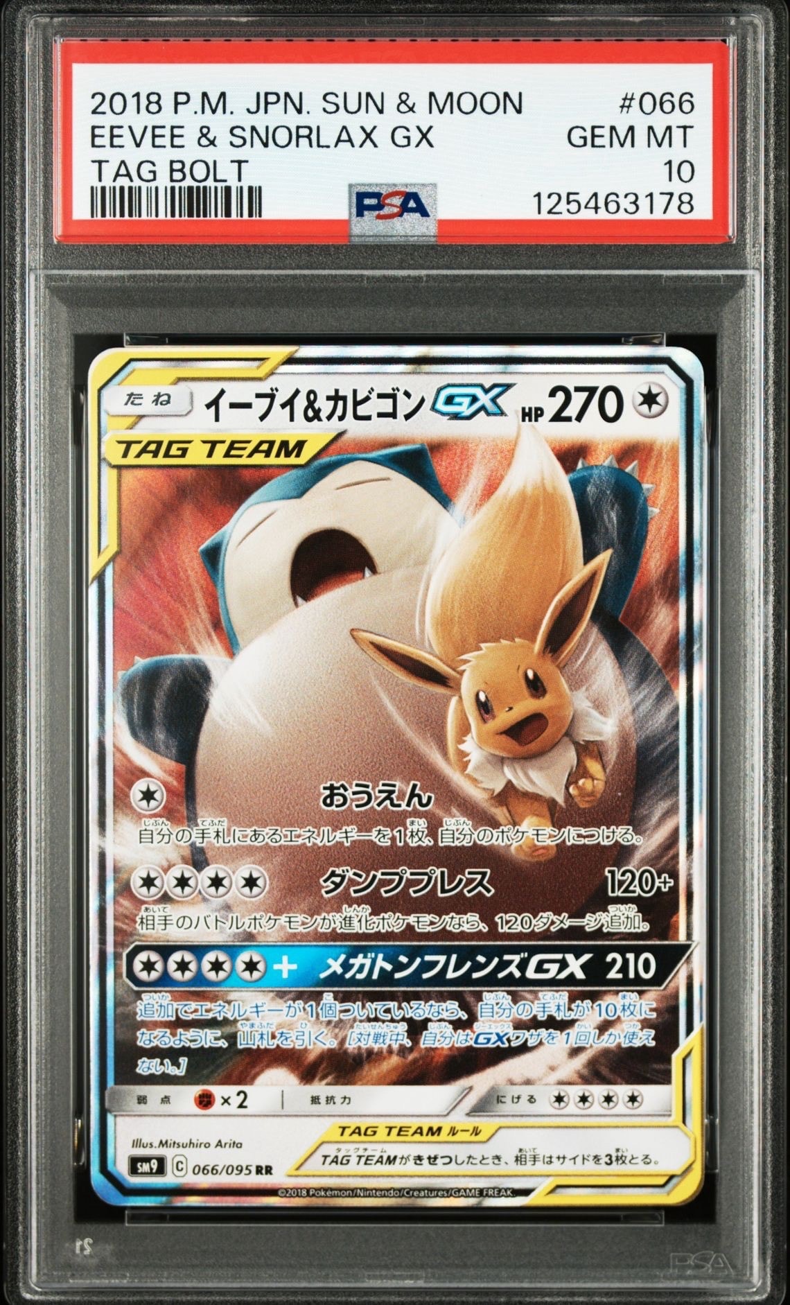 イーブイ&カビゴンGX RR [SM9 066/095](拡張パック「タッグボルト」)