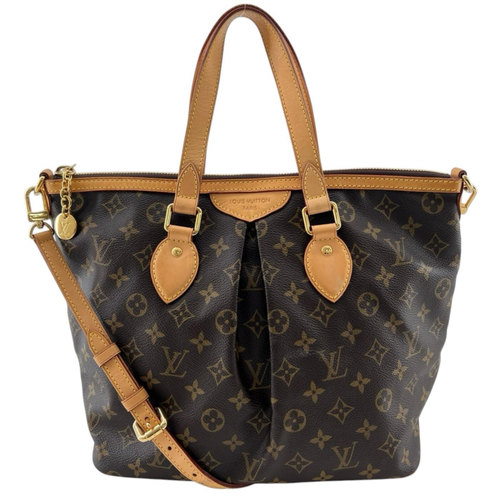 ルイヴィトン パレルモPM モノグラム ショルダーバッグ モノグラムキャンバス M40145 ブラウン レディース LOUIS VUITTON  中古