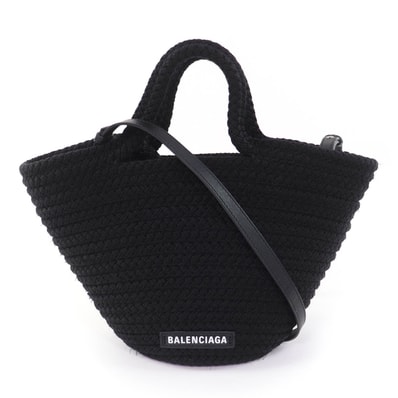 良品 バレンシアガ ショルダーバッグ イビザ スモール ブラック 695612