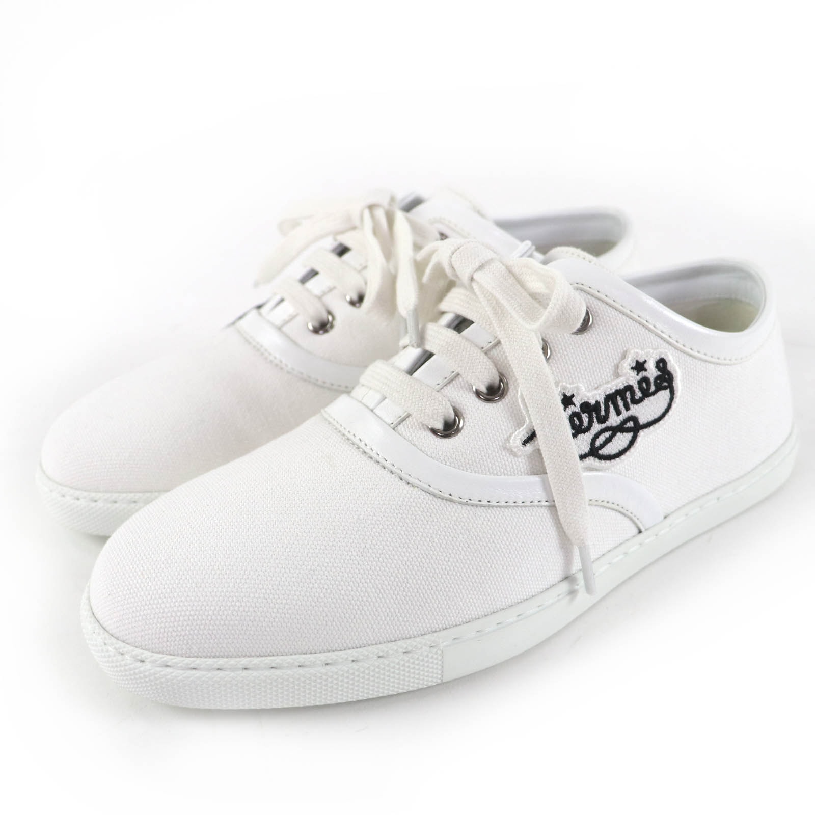 未使用品 エルメス ローカットスニーカー イノサン ホワイト レディース 36