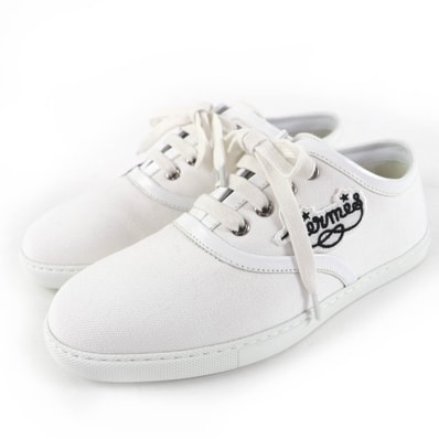 未使用品 エルメス ローカットスニーカー イノサン ホワイト レディース 36