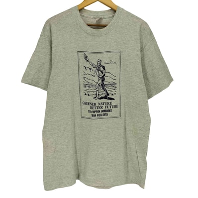 90S USA製 シングルステッチ プリント Tシャツ 1994 KUJU OITA【1143481851293】