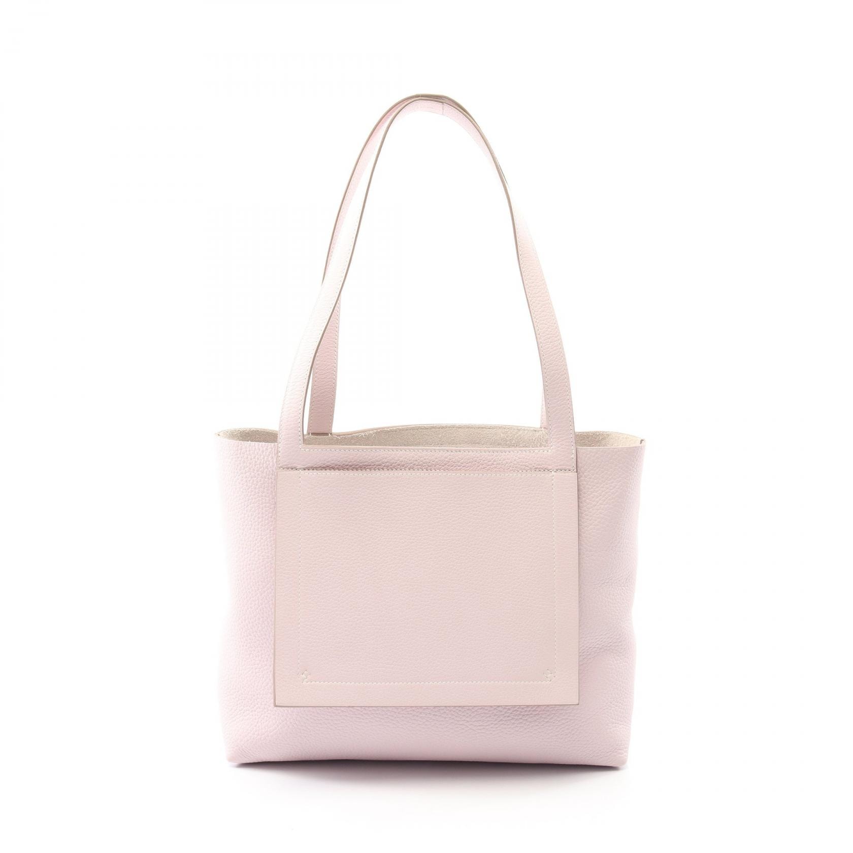 エルメス HERMES カバセリエ31 トートバッグ バッグ レザー トリヨンクレマンス トリヨンクレマンス モーヴペール U刻印(2022年製造) メンズ ピンク系 【中古】