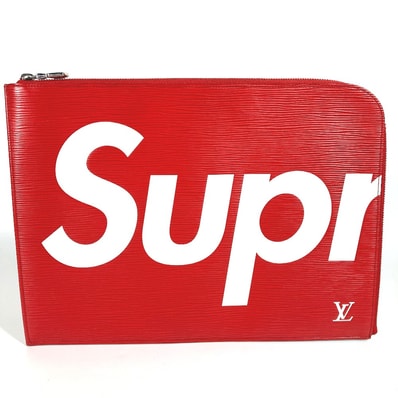 Supreme x Louis Vuitton Pochette Jour GM "Red"