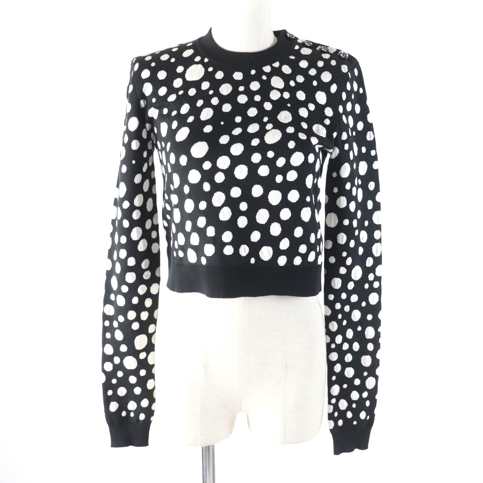 Louis Vuitton x Yayoi Kusama Infinity Dots Cropped Pullover "Noir"