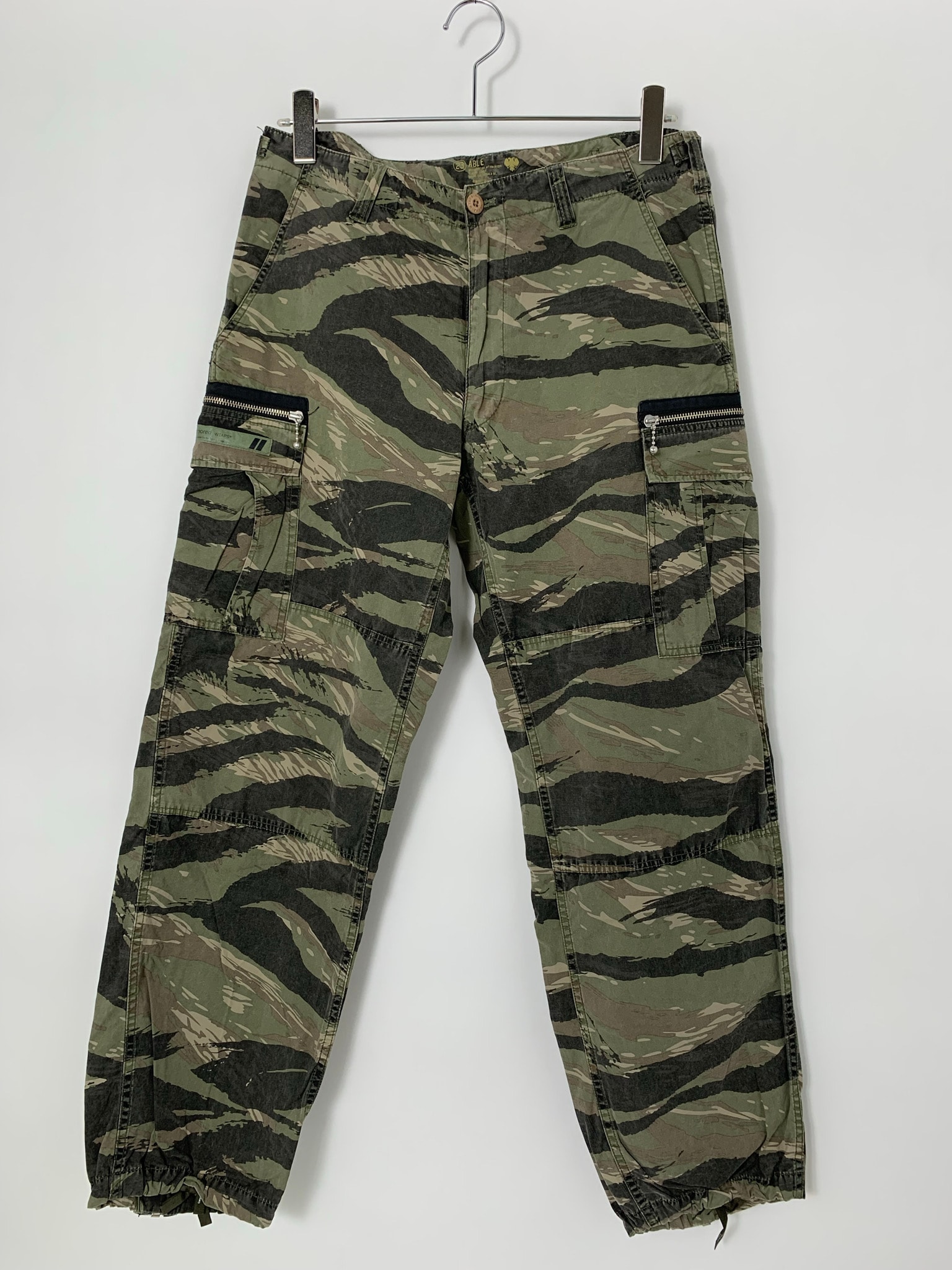 WTAPS JUNGLE STOCK / TROUSERS.FATIGUE.COTTON. TIGER STRIPE CAMO