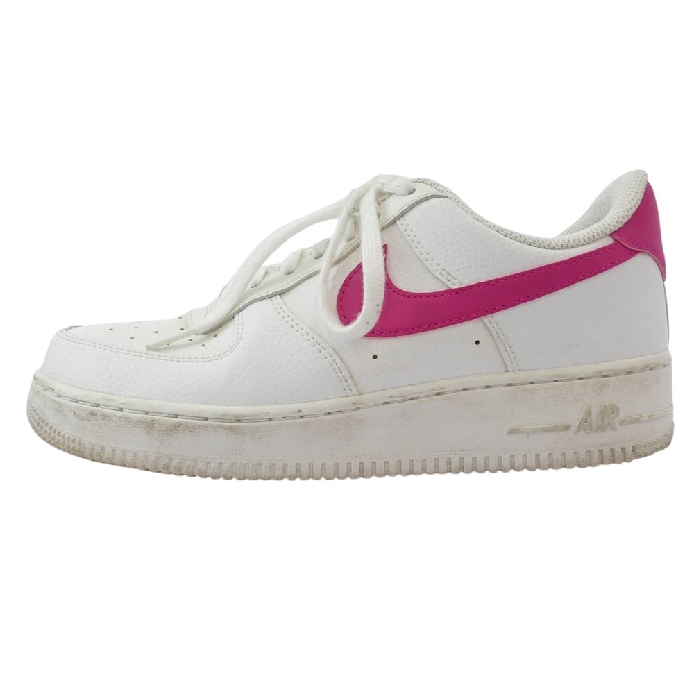 NIKE ナイキ スニーカー DD8959-102 Women's Air Force 1 Low '07 White Pink エアフォース1 ローカット スニーカー ホワイト系 ピンク系 25.5cm【中古】