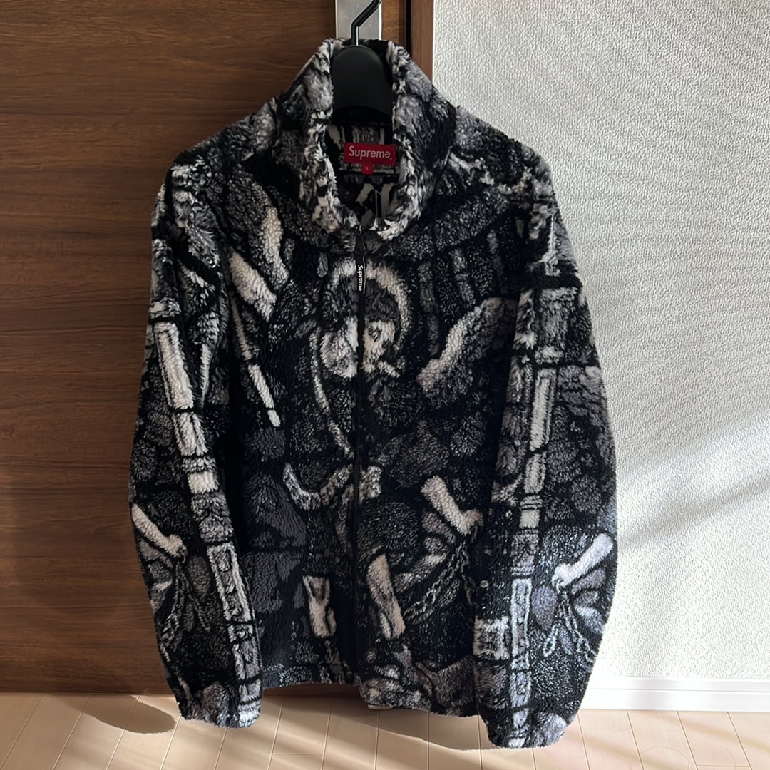 シュプリーム セント ミカエル フリース ジャケット "ブラック"
