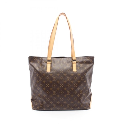 ルイ・ヴィトン LOUIS VUITTON カバメゾ トートバッグ バッグ PVCコーティングキャンバス レザー モノグラム レディース ブラウン系 M51151 【中古】