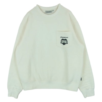 Carhartt カーハート 24AW I033932 HEART TRAIN POCKET SWEAT ハート トレイン ポケット スウェット オフホワイト系 M【中古】