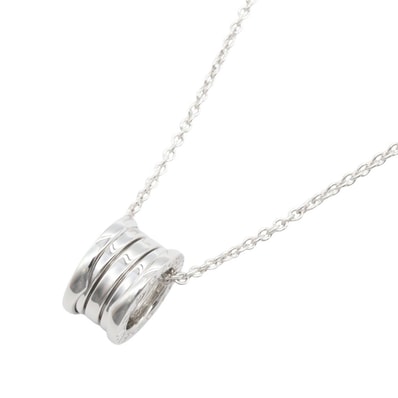ブルガリ BVLGARI B-zero1 ビーゼロワン ネックレス ネックレス ジュエリー K18WG(ホワイトゴールド) レディース シルバー系 352815 【中古】