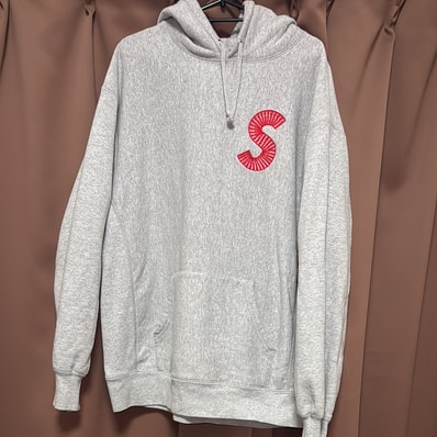Supreme S Logo Hooded Sweatshirt "Heather Grey" (20FW)