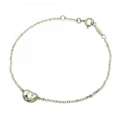 【6jcb0648】ティファニー ブレスレット ビーン シルバー925【中古】レディース