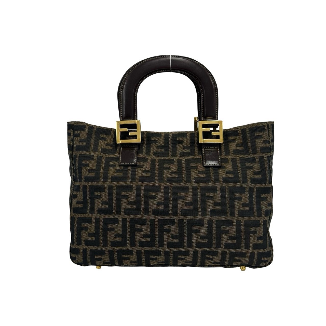 B (目立った傷や汚れなし)】FENDI フェンディ ズッカ FF 柄 キャンバス