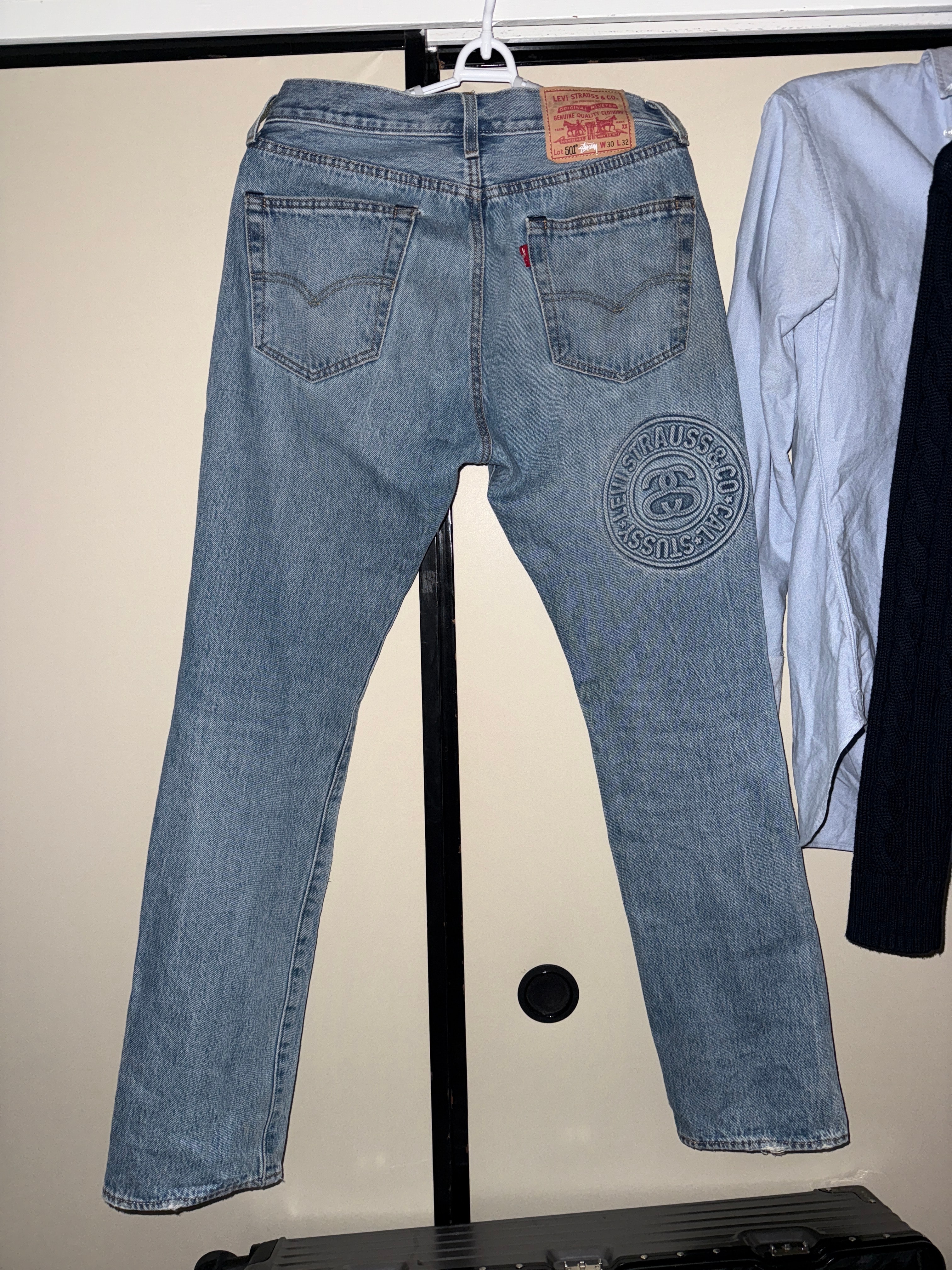 Stussy × LEVI'S Embossed 501 "Denim" A52180000