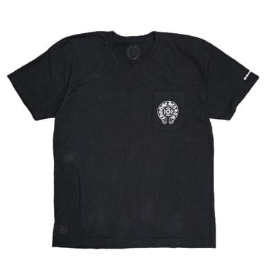 Chrome Hearts Horse Shoe Logo Pocket T-Shirt "Black"
