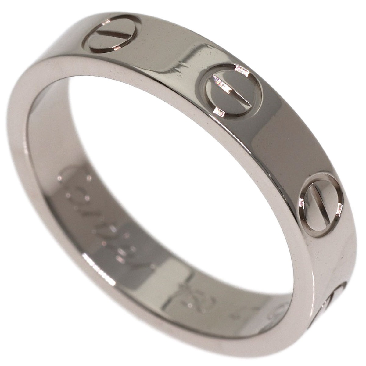 CARTIER カルティエ ミニラブリング #47 リング・指輪 K18WG レディース [中古]