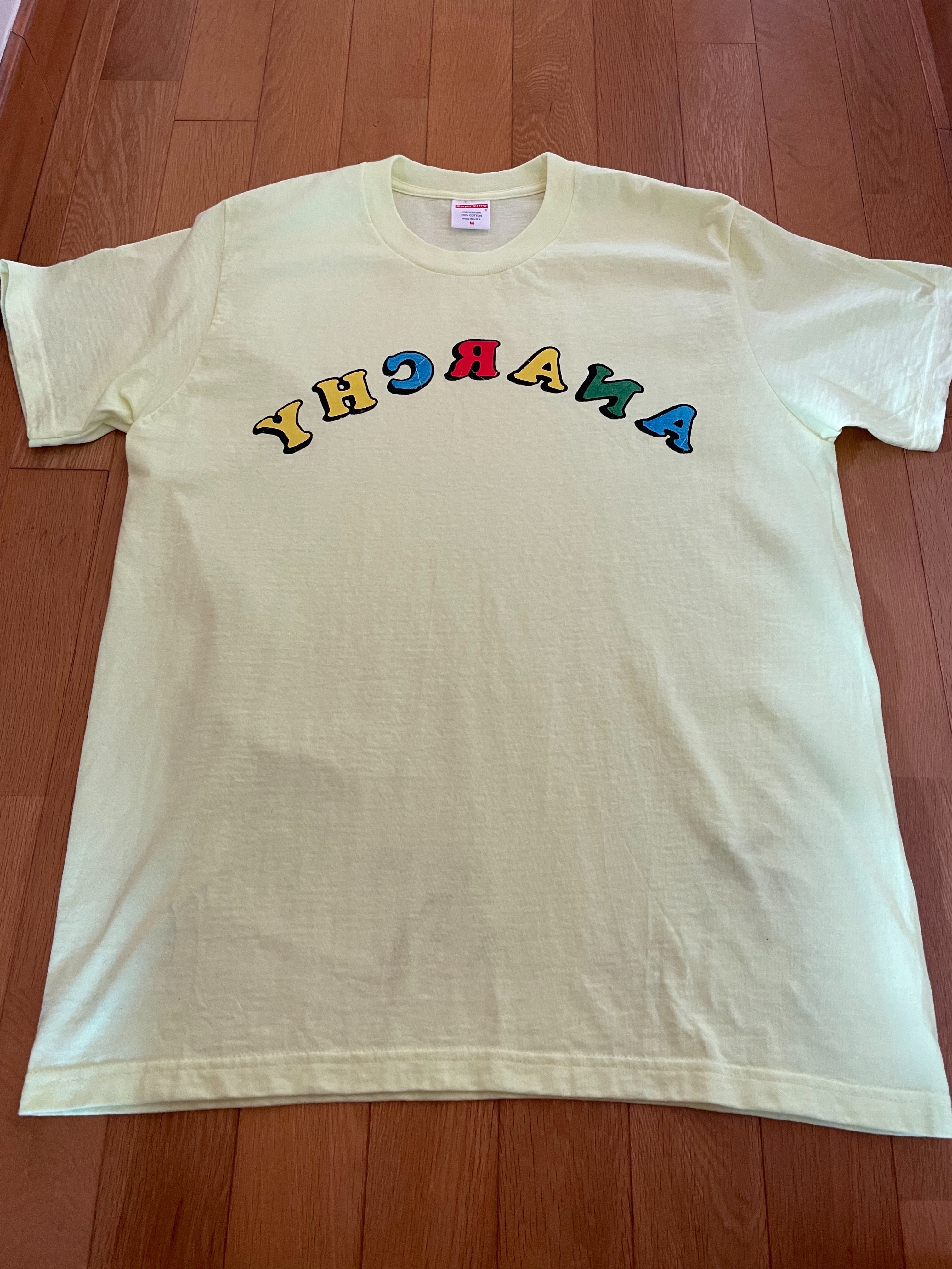 Supreme Jamie Reid Anarchy Tee "Bright Yellow"