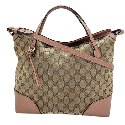グッチ GUCCI GGキャンバス ハンドバッグ【中古】