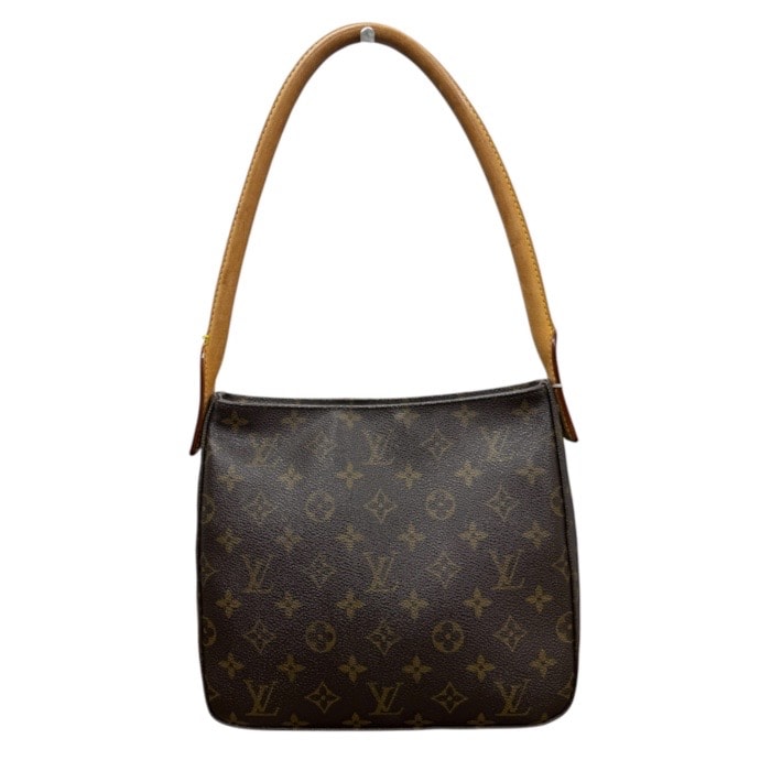 美品 LOUIS VUITTON ルイヴィトン モノグラム ブラウン ゴールド金具 PVC レザー/ ショルダーバッグ S1-00189 【中古】