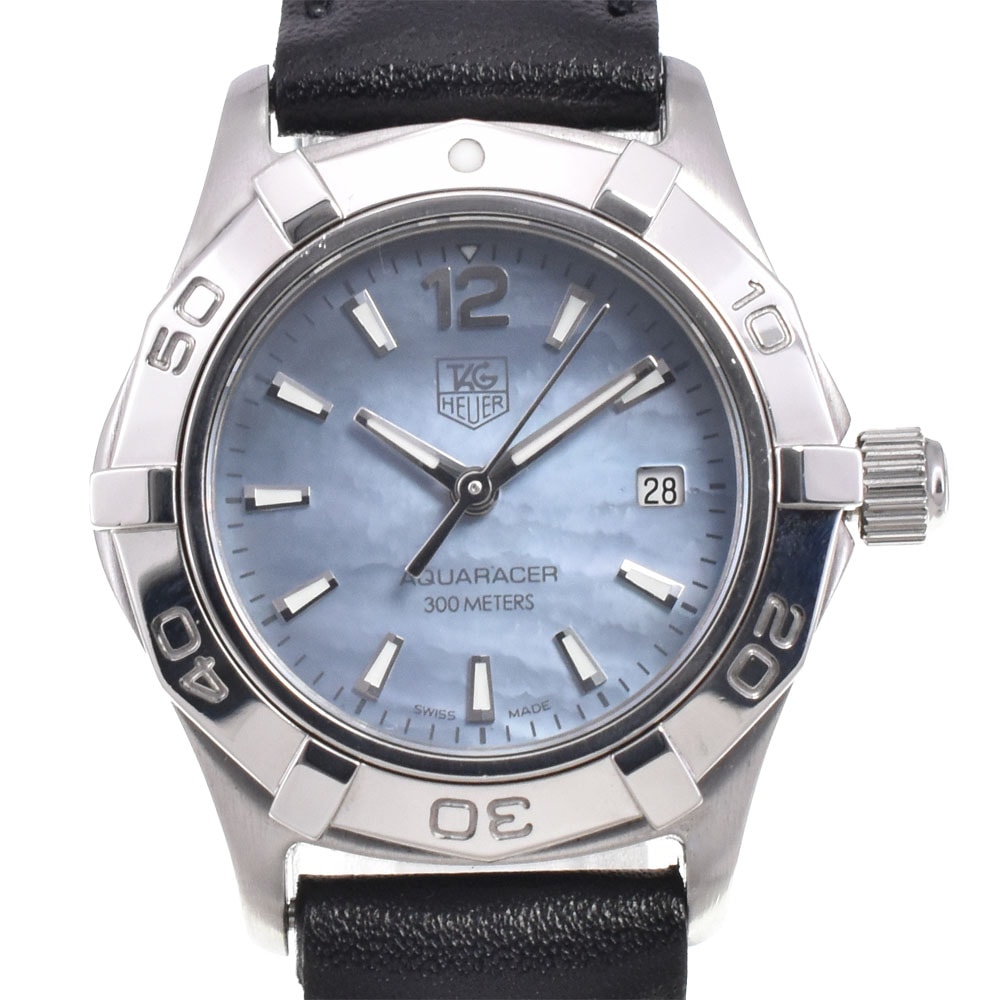 値下 タグホイヤー TAG HEUER WAF1417 アクアレーサー クォーツ レディース 良品 保証書付き B#144177