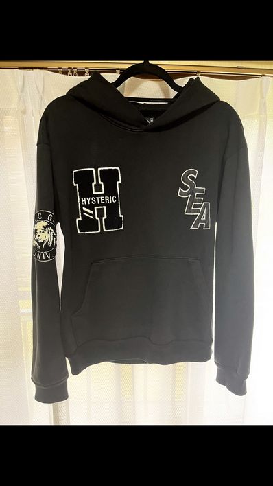 WIND AND SEA x HYSTERIC GLAMOUR Hoodie"Black"