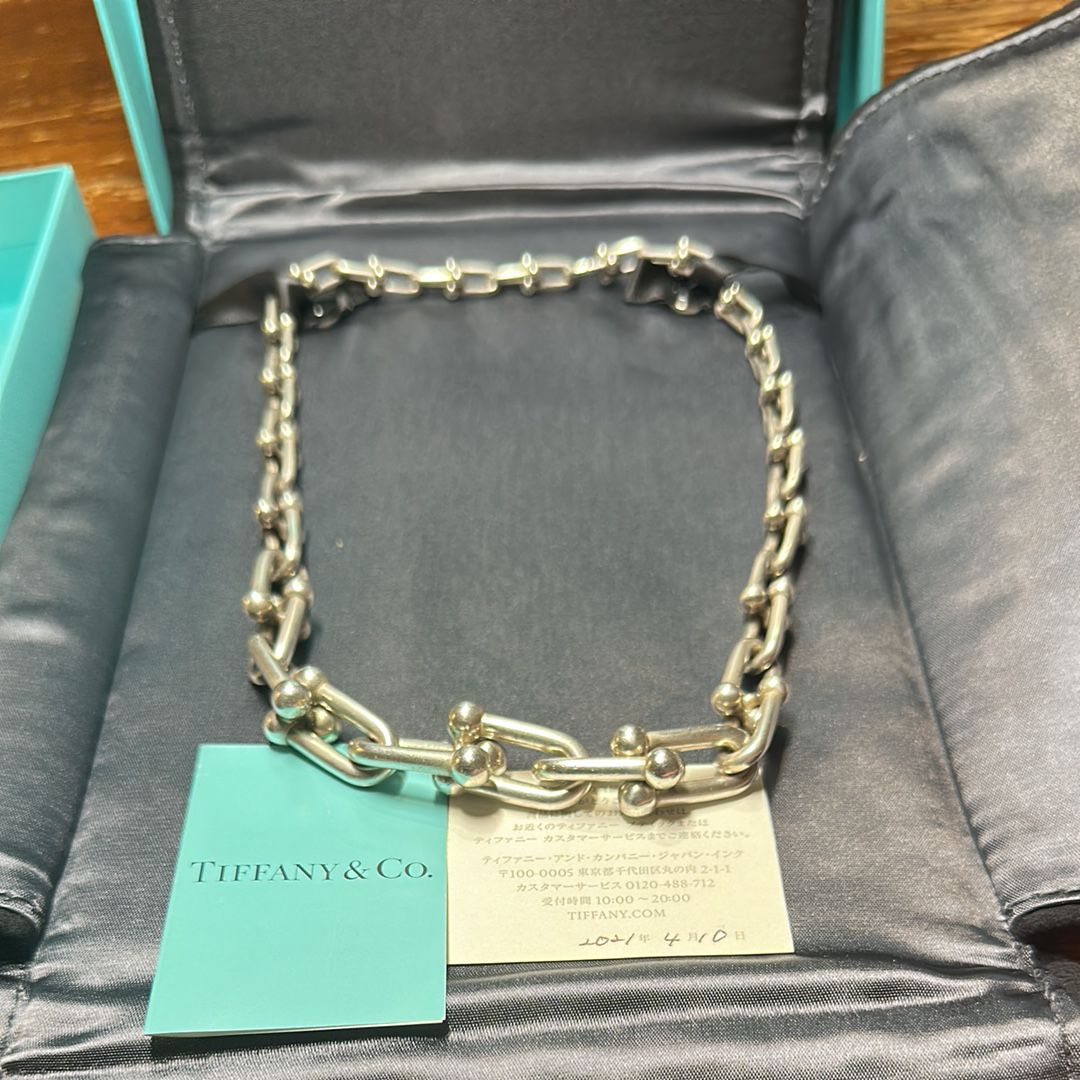 Tiffany & Co. HardWear Graduated Link Necklace "Silver"