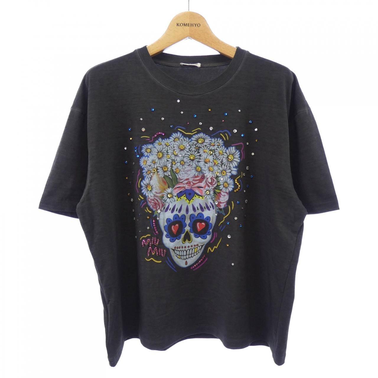 ミュウミュウ MIU MIU MJN196 1WNO Tシャツ