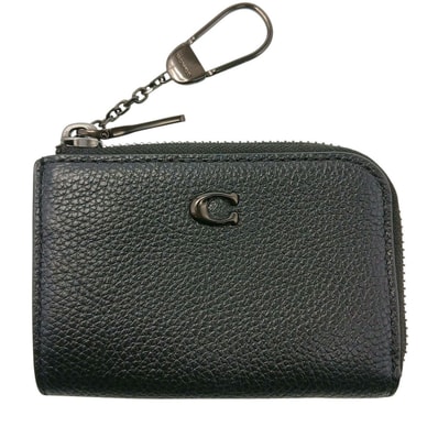 COACH コーチ Lジップ コインケース CS719 レザー ブラック 【中古】