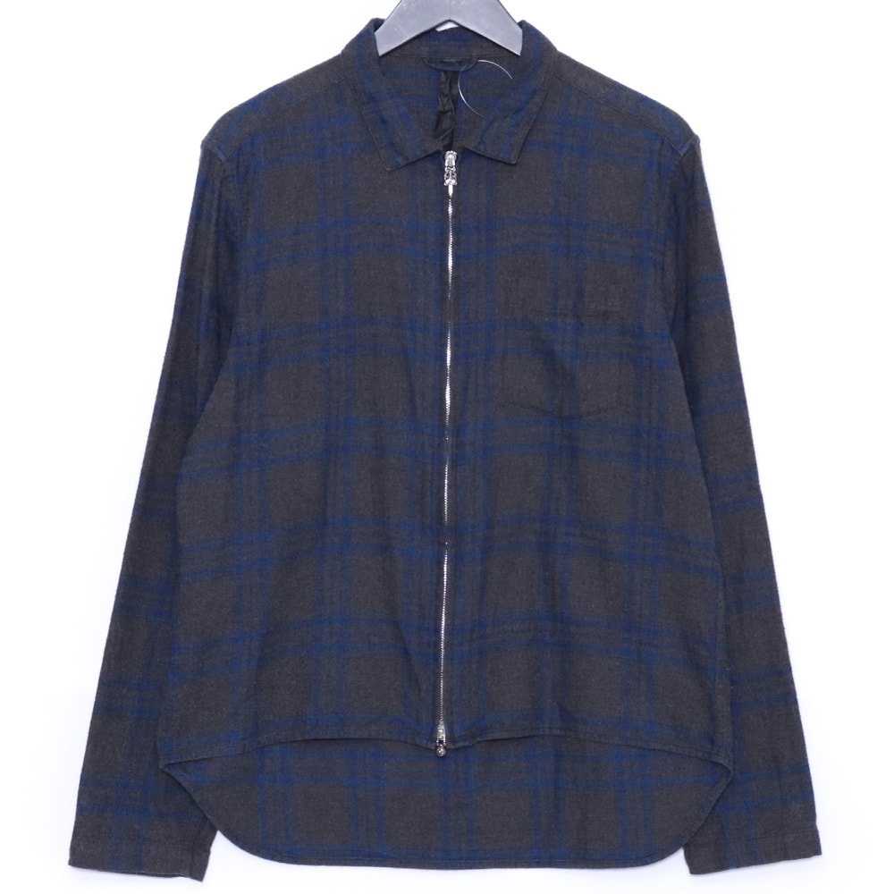 CHROME HEARTS Y NOT HEYWOOD ダガージップ チェック柄 長袖シャツ
