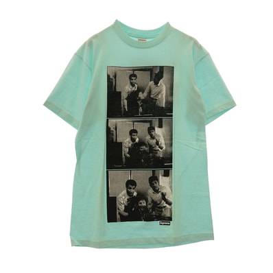 Supreme シュプリーム Tシャツ 09SS Malcolm Mclaren T-Shirt マルコムマクラーレン プリント 半袖 Tシャツ カットソー ライトブルー系 M【中古】