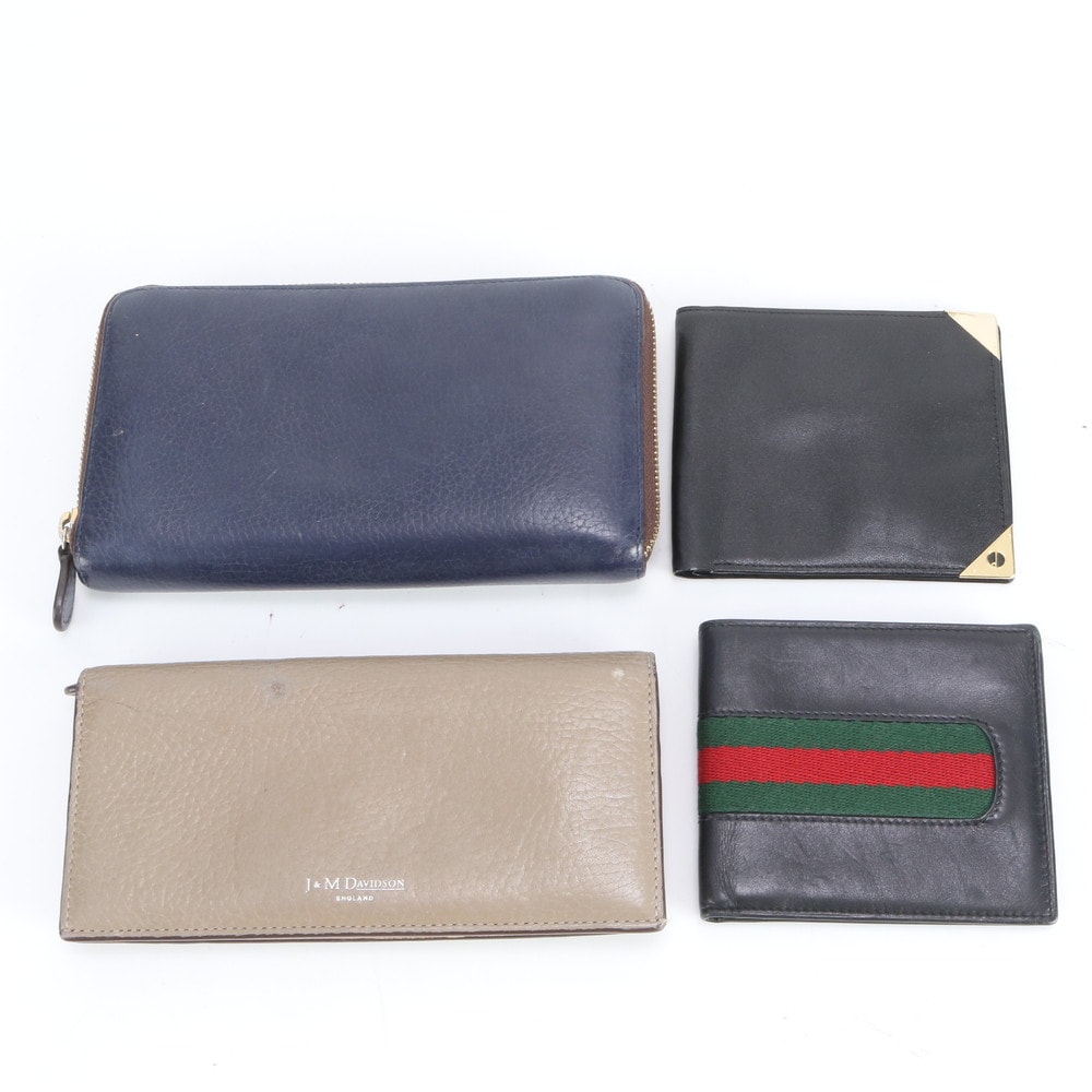 グッチ まとめ 4点 セット ダンヒル J&M DAVIDSON長財布