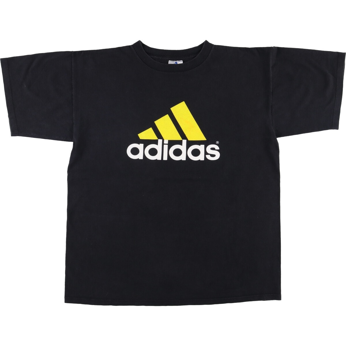 古着 アディダス adidas ロゴプリントTシャツ USA製 メンズM相当/eaa574697