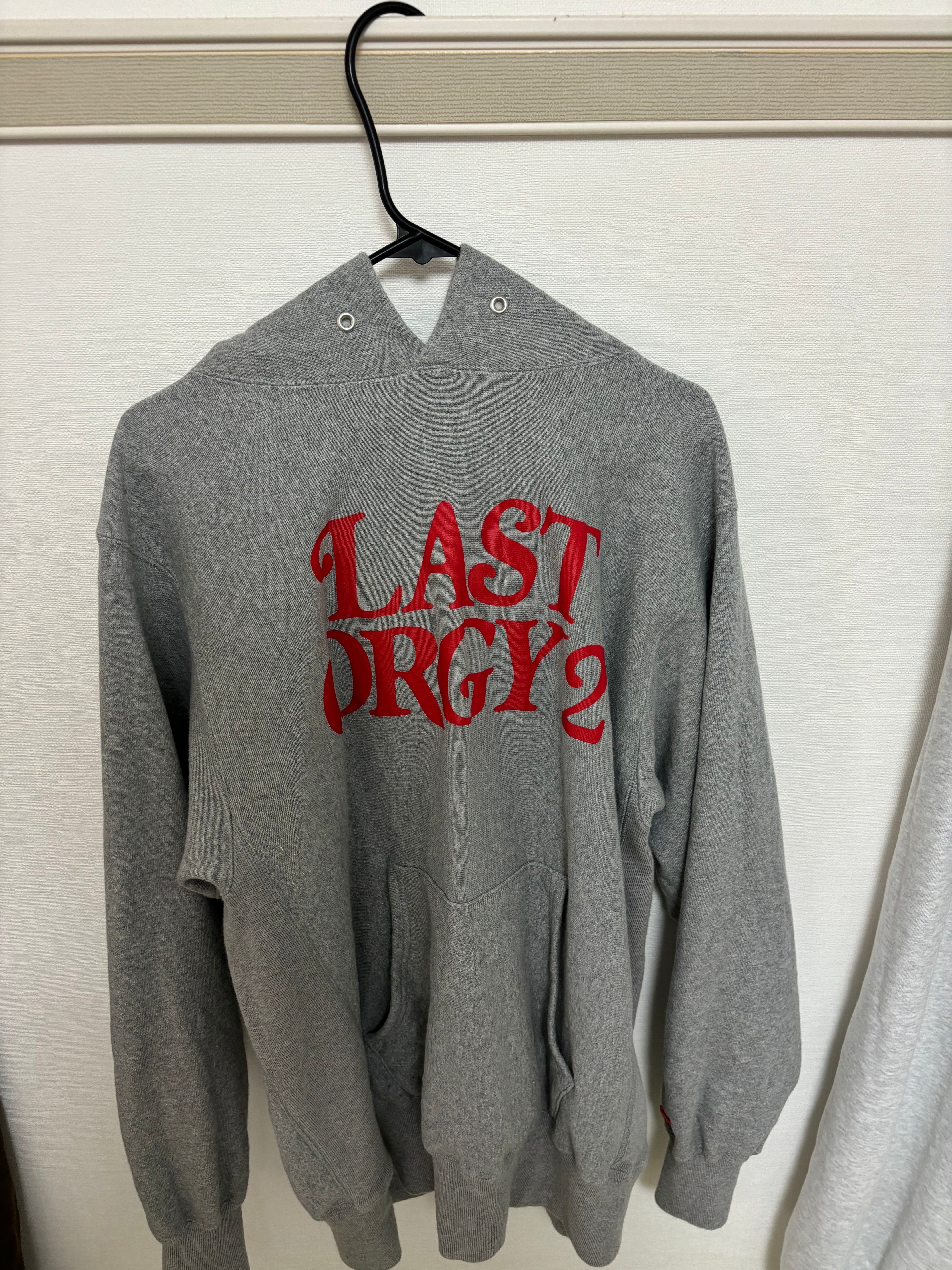 HUMAN MADE x UNDER COVER LAST ORGY 2 GDC PIZZA HOODIE "Grey/Red"