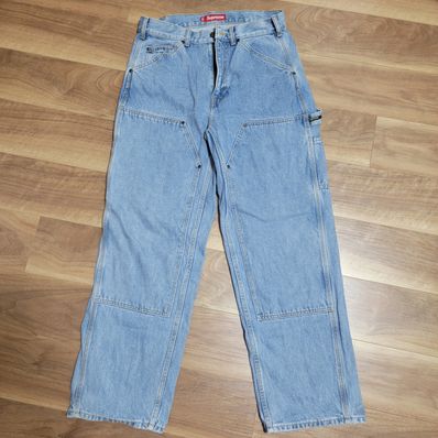 Supreme Double Knee Painter Pant "Washed Indigo" (24FW)