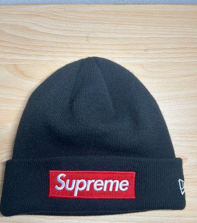 Supreme New Era Box Logo Beanie "Black"