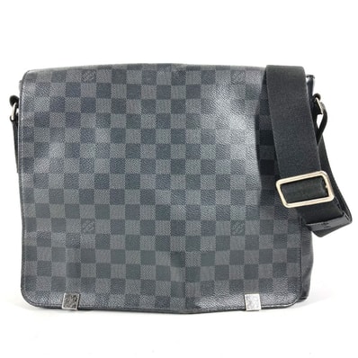 ルイヴィトン LOUIS VUITTON ディストリクトMM NM N41029 ダミエグラフィット メッセンジャーバッグ 斜め掛け カバン ショルダーバッグ ダミエグラフィットキャンバス ブラック